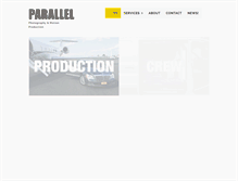 Tablet Screenshot of parallelproductions.com